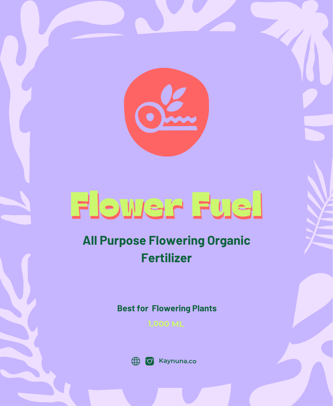 Flower Fuel for Indoor and Outdoor Plants