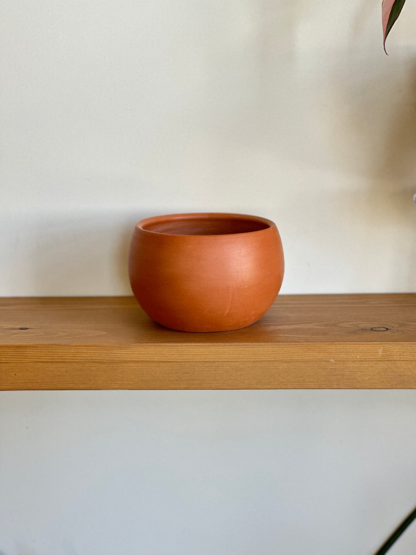 Oval Terracotta Clay Pot suitable for small indoor plants